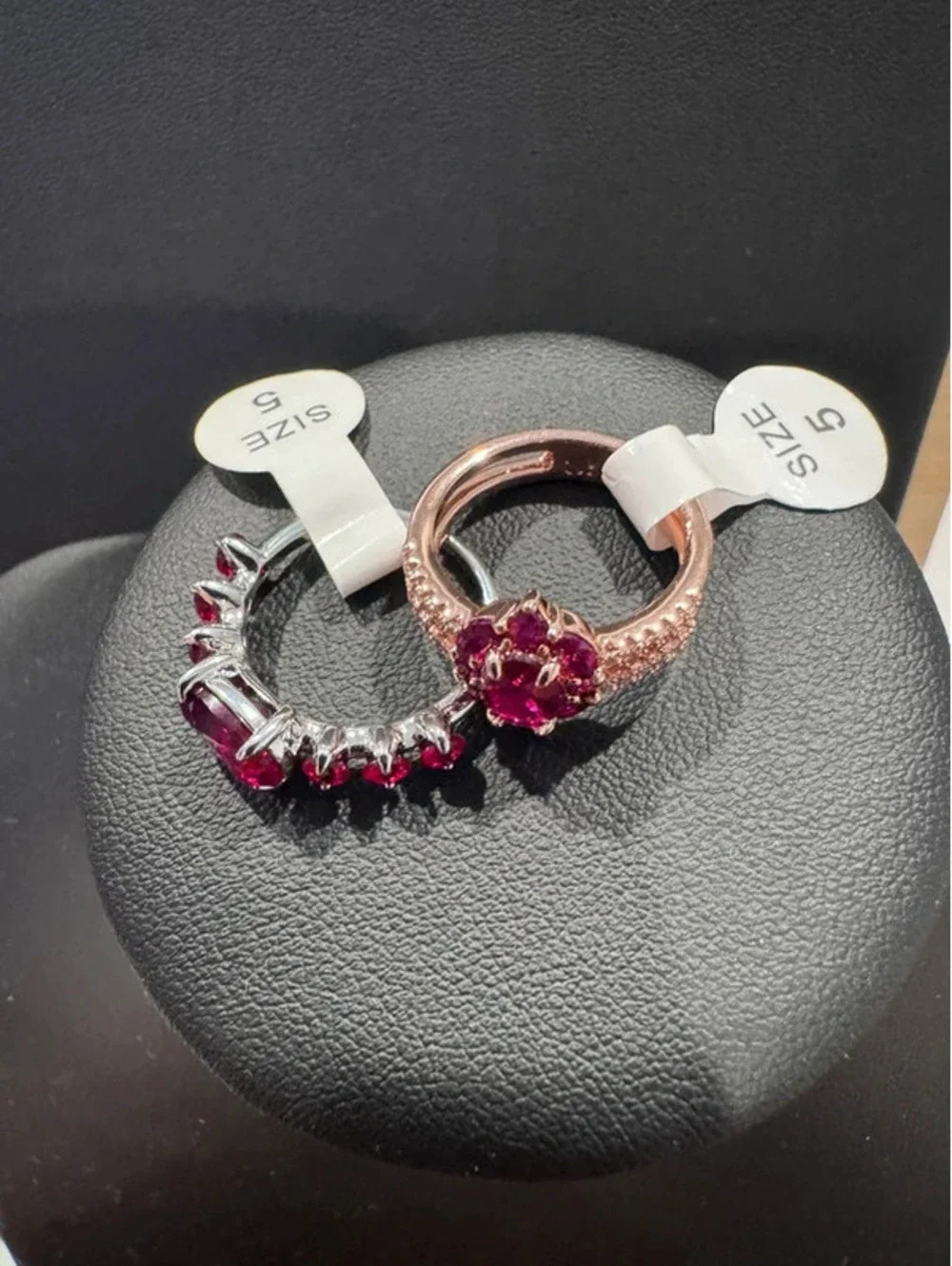 2 size 5 rings bomb party rings